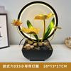 Lujo Ligero Agua Reciclada Pequeño Escritorio de Oficina Recepción Decoraciones Fábrica de Origen Adornos Modernos Afortunados de Gama Alta
