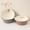 Lavabo: Lavabo doméstico de estilo caricatura lindo, tina para lavar ropa engrosada, lavabo para baño de dormitorio estudiantil, tina de agua de plástico