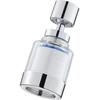 Filtro de Torneira de Cozinha Bico de Torneira Água da Torneira Doméstico Anti-Salpico Booster Extensor Bico Purificador de Água Ajuste de Três Níveis