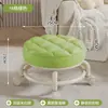 Banqueta pequena com roda universal banqueta redonda móvel para casa artefato para levar crianças sala de estar infantil mesa de centro rodízios de placa de rejunte banqueta baixa