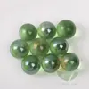 Bolas de Vidro Verde Claro 22mm Bolas Decorativas Coloridas Verde Escuro para Artesanato 2.2cm Bolas