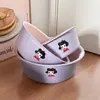 Bonito lavabo para uso doméstico, tina de plástico engrosado para lavar verduras, adecuado para dormitorios estudiantiles, tina grande para lavar ropa, tina para lavar pies