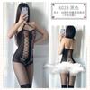 Honey Ke Talla Grande Ropa Interior Sexy Uniforme Tentación Ajustado Transparente Jacquard Body Medias de Seda para Mujer Transparentes 6023