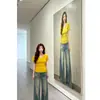 Camiseta de Manga Corta con Cuello en V para Mujer, Algodón Puro, Esencial Nuevo de Verano 2026, Múltiples Colores Disponibles, Corte Ajustado, Top de Moda