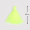 Material para Aretes de Borla Pequeña de Algodón Poliéster de 27 mm DIY Hecho a Mano Pendiente Colgante Accesorios de Decoración