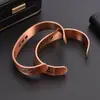 Pulsera Magnética Retro Best-Seller Transfronteriza Árbol de la Vida Cobre Rojo Antiguo Energía de Iones Negativos Pulsera de Cobre Rojo para Hombres