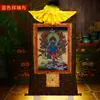 Algodão do Nepal Pigmento Mineral Natural Xizang Pintado à Mão Impressão Thangka Rei Kong Tourette Thangka Buda Pintura de Parede Pendurada