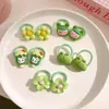 Laços de cabelo elásticos fofos para crianças que não danificam o cabelo, anéis de polegar de bebê de desenho animado de verão para cabelos finos, laços de cabelo no atacado