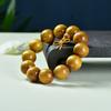 Pulsera de Sándalo Dorado Natural 20 Cuentas de Buda para Hombre Rosario de Moda Pulsera para Mujer 108 Colección Wenwan Fabricante Venta al por Mayor