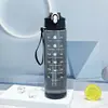 Botella de Agua Deportiva para Hombre de Gran Capacidad 2000ml Fitness al Aire Libre Taza Portátil Grande Resistente a Altas Temperaturas Botella Ton-Ton Verano