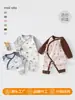 Ropa de bebé para primavera y otoño, mameluco de mariposa sin costuras de algodón puro, mameluco suave y amigable con la piel para recién nacidos, Ropa infantil Clase A de Anyang