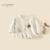 Roupas de Outono para Meninas Jaqueta 2026 Novas Roupas Infantis Estilosas Primavera Outono Menina Bebê Solta Doce Roupa Infantil Top Tendência