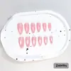 24 PIEZAS Colección de Arte para Uñas Bestseller Transfronterizo Navidad Halloween Flor Uñas Portátiles Ojo de Gato Halloween Piezas de Uñas Portátiles