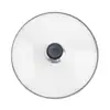 Procesamiento Personalizado de Cubierta de Vidrio Templado de 3.5 mm, Vaporera Doméstica Transparente y Engrosada, Olla para Sopa, Olla Eléctrica, Tapa para Cazuela Pasos