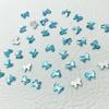 Rhinestones Planos Irregulares Color Azul Lago Nuevas Decoraciones para Uñas de Arte de Uñas de Moda Super Brillantes Rhinestones Mixtos Lujo Ligero