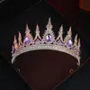 Accesorios Europeos y Americanos Transfronterizos para el Cabello tipo Corona de Novia, Corona de Aleación Más Vendida en Aliexpress para Vestidos, Tocados para Peinado de Boda