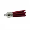 Nuevo Colgante de Borla de Terciopelo Coreano de 3 cm Fleco de Mini Borla Accesorios DIY Hechos a Mano Borla Galvanizada
