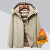 24 jaqueta acolchoada de algodão casaco de inverno masculino forrado de lã espessado transfronteiriça plus size casaco acolchoado de algodão quente grafeno inverno jaqueta acolchoada de algodão ao ar livre