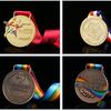 Competencia de Listado de Personal de Empresa Rotatorio Oro, Plata y Cobre Maratón Honor Taekwondo Juegos Medalla de Metal Personalización