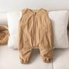 Ropa de Otoño e Invierno Bebé Recién Nacido Ropa Enteriza Bebé Niña Forrado de Lana Engrosado Invierno Abrigo Chaleco Peto Traje de Gateo
