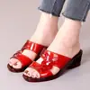 Sandalias de plástico de gelatina de cristal con tacón de cuña, chanclas de verano para mujer de tacón alto para exteriores, tacón medio, modernas, antideslizantes, chanclas de tacón grueso