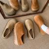 Sapatos Birkenstock de Sola Grossa Femininos para Pessoas Baixas Aumentarem a Altura, Novo Estilo Primavera e Outono 2025, Mocassins Fashion Feios e Fofos de Dedo Grande