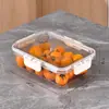 PET Caja Nueva para Conservar Frescos Caja de Almacenamiento para Refrigerador Plástico Engrosado Congelación Drenaje Caja para Conservar Frescos Especial para Refrigerador