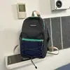 2026 Bolso de Moda Cuadros Estilo Unisex Bloque de Color Nueva Moda Mochila para Exteriores Mochila Casual Deportiva Ligero Pequeño