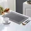 Esterilla Aislante para Vajilla, Esterilla para Comedor en Casa, Mesa de Comedor, Posavasos Occidental de Teslin de Gama Alta, Manchas Americanas, Lavable Transfronterizo