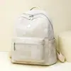 Mochila Feminina Estilo Novo 2026, Fashion e Simples, Grande Capacidade, Bolsa Tendência de Cor Sólida, Mochila Estudante de Alta Qualidade Estilo Coreano