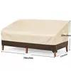 Funda impermeable para silla de mimbre de patio y balcón exterior, funda para sofá de exterior, funda protectora, funda antipolvo para conjunto de ocio, impermeable y a prueba de sol