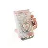 Suporte Cor-de-Rosa de Veado em Formato de Coração Adequado para Capa de Celular Apple 17Pro, Coelhinho Capa Protetora Anti-Queda para iPhone 16/13