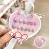 Lindas pegatinas de uñas de la serie Sanrio, exquisitas pegatinas de uñas para niños, pegatinas de uñas Kulomi Meruti para niños
