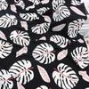Tela de camisa estampada de hojas de bala de cuatro lados 100d venta al por mayor tela para pantalones de playa tela para ropa con estampado de coco tropical