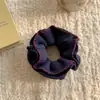 Scrunchie de Tricô Outono e Inverno para Mulheres, Elástico para Coque, Elástico para Rabo de Cavalo Baixo, Acessório de Cabelo Estilo Ins Coreano e Japonês~