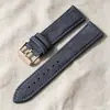 Pulseira de Relógio de Jeans de Liberação Rápida com Pino de Troca Unissex Acessórios para Relógio Pulseira Macia de Lona de Microfibra de Nylon