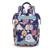 Bolsa de mamá con estampado digital de tamaño grande, bolsa multifuncional para madre y bebé para viajes al aire libre, mochila de gran capacidad para madres