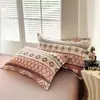 Nueva funda de almohada de algodón grueso funda de almohada de nuevo estilo chino un par de funda de almohada de algodón para el hogar 48x 74cm venta al por mayor de fábrica