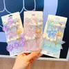 Celebrante de Internet Nuevo Estilo Horquilla Perla Pedrería Pico de Pato Horquilla Flequillo Lateral Cabello Fragmentado Clip Lateral Clip de Dibujos Animados Tocado para Mujer