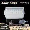 Forma de Gelo Comercial para Fazer Gelo Molde Grande Capacidade Caixa de Armazenamento de Cubos de Gelo Grau Alimentício Máquina de Fazer Gelo Congelante Bandeja de Gelo