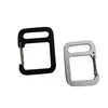 Aluminio de Aviación Gancho de Alambre de 1 pulgada Resorte Hebilla en Forma de 9 Suministros del Fabricante Accesorios de Hebilla para Cincha de Equipaje y Mochila