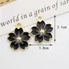 Fabricante de Acessórios de Joias em Estilo Floral, Atacado de Joias DIY Feitas à Mão de Liga, Acessórios de Joias DIY com Gotejamento de Óleo Transfronteiriço