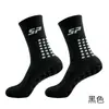 Calcetines de fútbol antideslizantes SP de comercio exterior con puntos de silicona, malla transpirable, planta de rizo absorbente de impactos, calcetines de media pantorrilla para entrenamiento de equipo de adultos