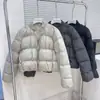 Chaqueta Corta de Algodón Estilo Coreano para Mujer, Nueva Chaqueta de Béisbol Gruesa Invierno 2026 para Figuras Pequeñas, con un Diseño de Pliegues de Moda