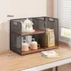 Rack de armazenamento de mesa doméstico multicamadas para lanches, porta-copos e taças de bancada para sala de estar, artefato de armazenamento para mesa de jantar de cozinha.