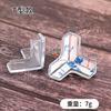 Protectores de Esquina Anticolisión para Niños, Protectores de Esquina de Mesa de Silicona Transparente, Esquinas Protectoras Gruesas de Airebag para Esquina Recta de Ventana, Esquina de Cama, Pata de Mesa, Almacenamiento