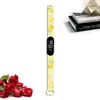 Nuevo Reloj Electrónico LED de Frutas con Impresión a Color de Dibujos Animados, Moda, Personalidad, Tendencia, Estudiante, Infantil, Resistente al Agua, Reloj Deportivo