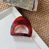 Pinza de Agarre de Semianillo Hueco Transfronterizo Europeo y Americano para Cola de Caballo Semi-Atada Nueva Horquilla Pinza de Tiburón Femenina Accesorios para el Cabello Venta al por Mayor
