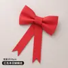 Decoración de pastel de lazo de doble capa de EVA tridimensional Red de esponja para pastel Lazo rojo Decoración para pastel de cumpleaños Boda Enchufe