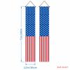 Decorações de Festa Amazon Mais Vendidas Transfronteiriças Cortina de Porta de Varanda Bandeira do 250º Aniversário Americano Dia da Independência Couplets Personalizados